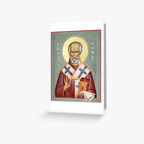 St Nicholas of Myra Greeting Card