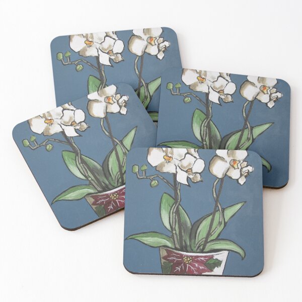Item preview, Orchids-acrylic on 45.7 x 61cm canvas                                designed and sold by crowleyronan123.