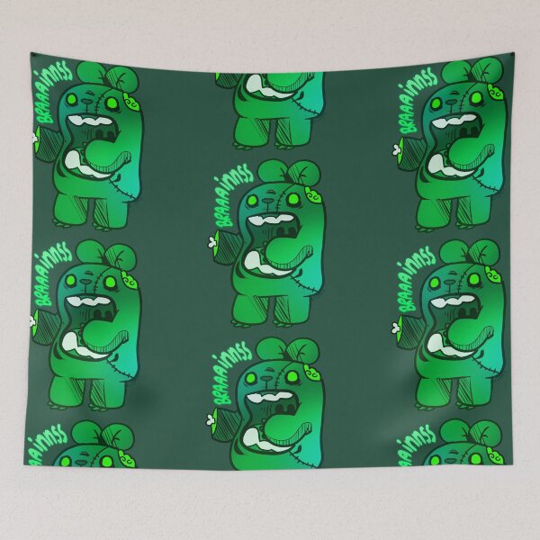 Item preview, Screaming Marshmello ZOMBIE! designed and sold by ZordicRedbubble.