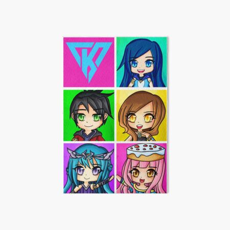 Itsfunneh Art Board Prints Redbubble - roblox videos with itsfunneh mad dreams