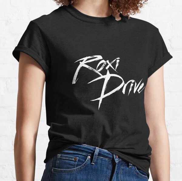 Roxi Drive - White Logo Classic T-Shirt