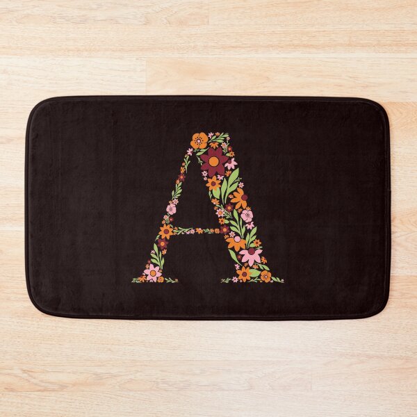Item preview, Retro Floral Letter A designed and sold by zeljkica.