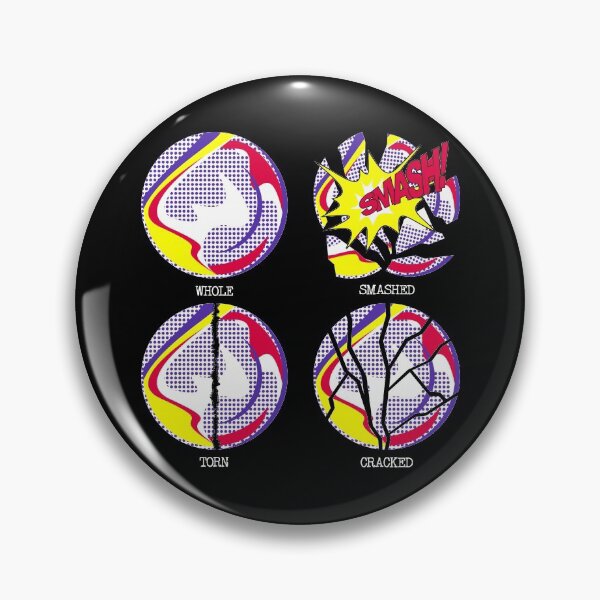 Item preview, Roy Lichtenstein Inspired Quad Plates designed and sold by Shabbyprints.