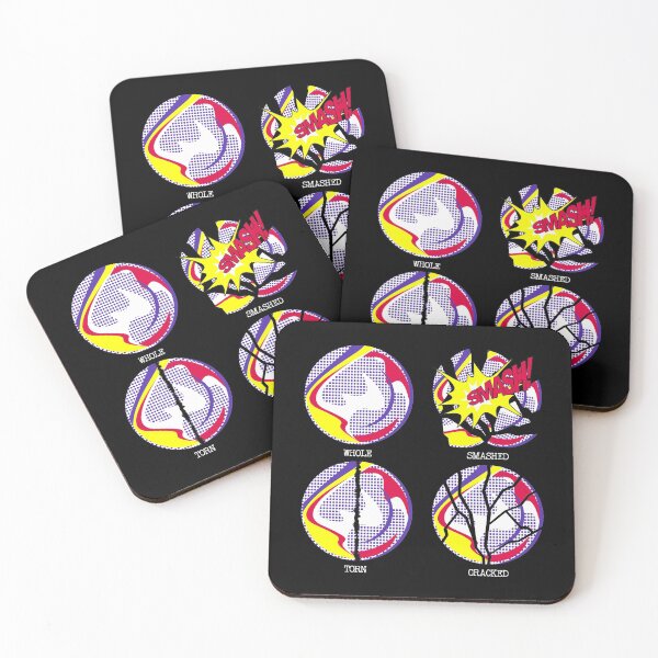Item preview, Roy Lichtenstein Inspired Quad Plates designed and sold by Shabbyprints.