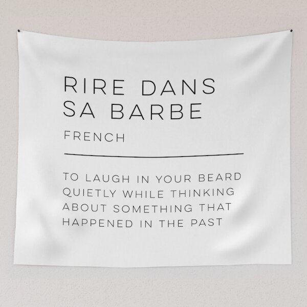 Item preview, Rire Dans Sa Barbe Definition designed and sold by wisemagpie.