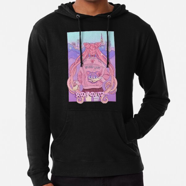 Sailor Guardian: Girl Power! Lightweight Hoodie