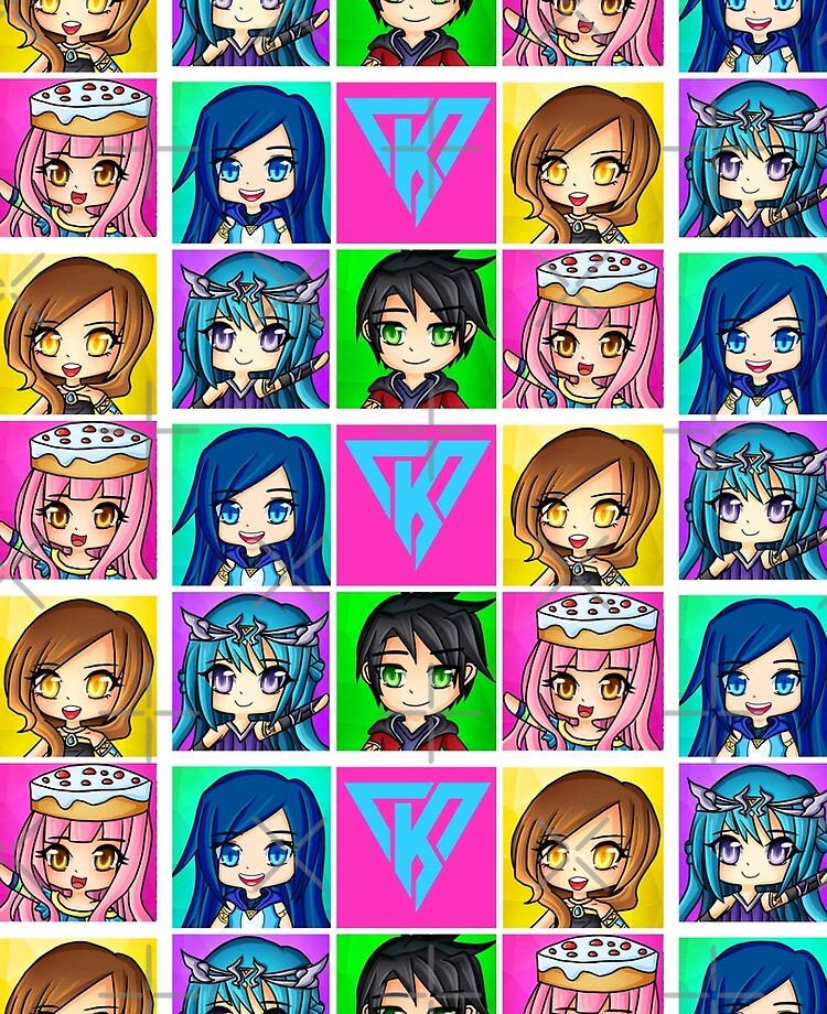 Funneh And The Krew Anime Style Ipad Case Skin By Tubers