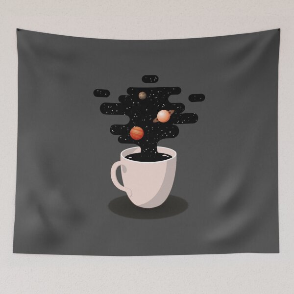 Item preview, Space Coffee - Just a Cup of Stars and Planets designed and sold by Delta12Designs.