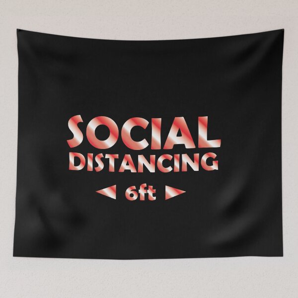 Item preview, Social distancing 6ft designed and sold by mwjupiter9999.