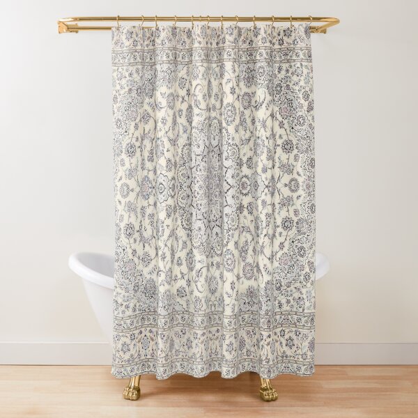 Traditional Oriental Moroccan Style Artwork Shower Curtain
