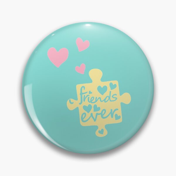 Item preview, Pastel Best Friends Forever Connection Puzzle (right) designed and sold by XOOXOO.