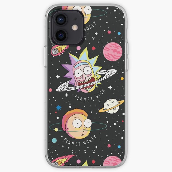Rick and Morty Planets iPhone Soft Case
