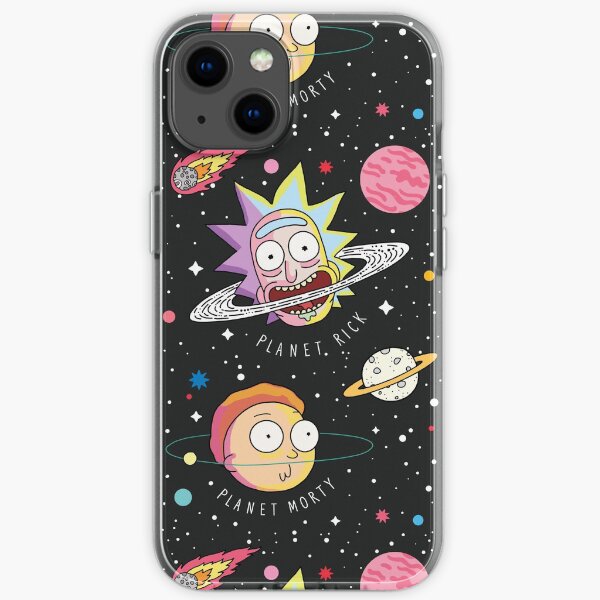 Rick and Morty Planets iPhone Soft Case