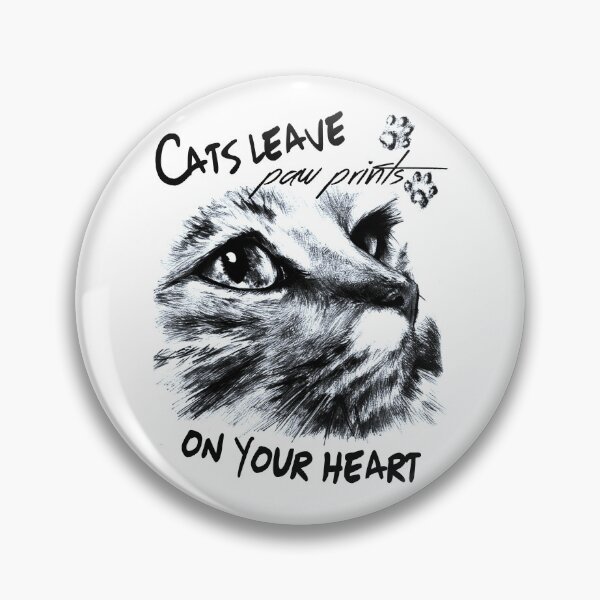 Item preview, Cats leave paw prints on your heart designed and sold by GNDesign.