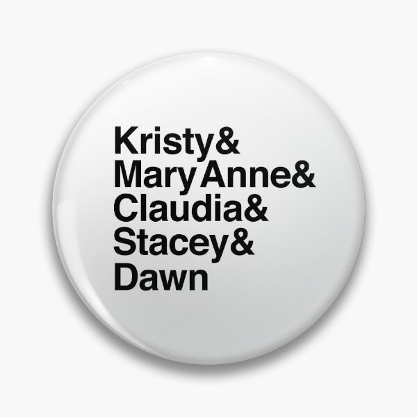 Item preview, Babysitters Club Helvetica Names (Original 5) designed and sold by ijanet.