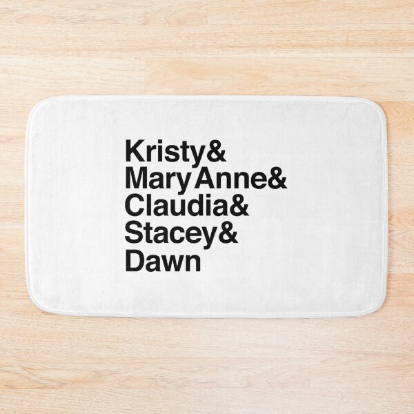 Item preview, Babysitters Club Helvetica Names (Original 5) designed and sold by ijanet.