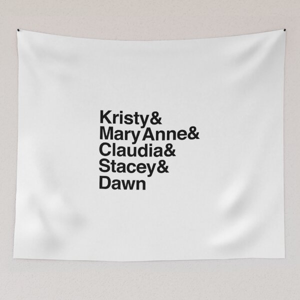 Item preview, Babysitters Club Helvetica Names (Original 5) designed and sold by ijanet.