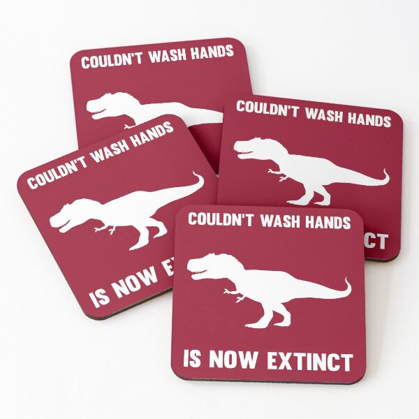 Item preview, Couldn't wash hands is now extinct T-Rex designed and sold by TheDesignWave.