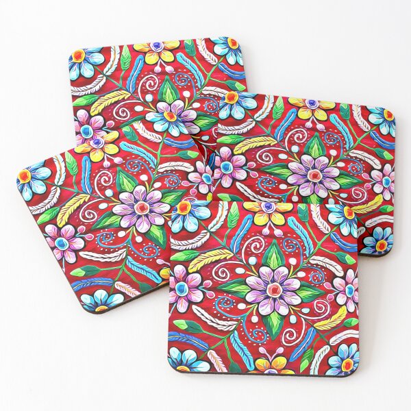 Item preview, Boho Floral Mexican Flowers designed and sold by AZGuzmans.