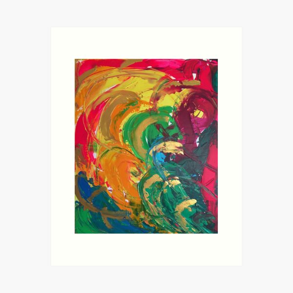Social media mess 1 Art Print