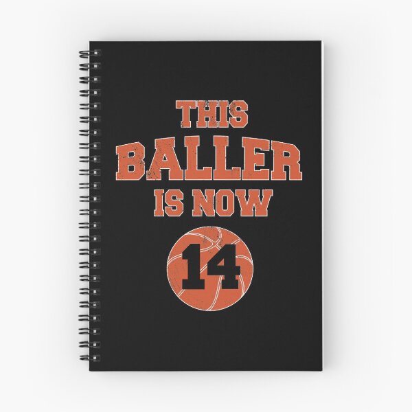 Item preview, This Baller Is Now 14 - Teen 14th Birthday Basketball product designed and sold by Grabitees.