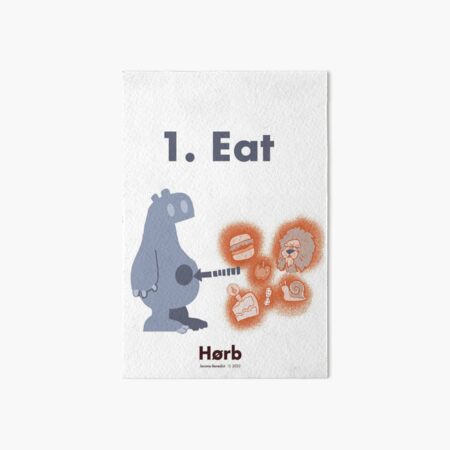 Eat Art Board Print