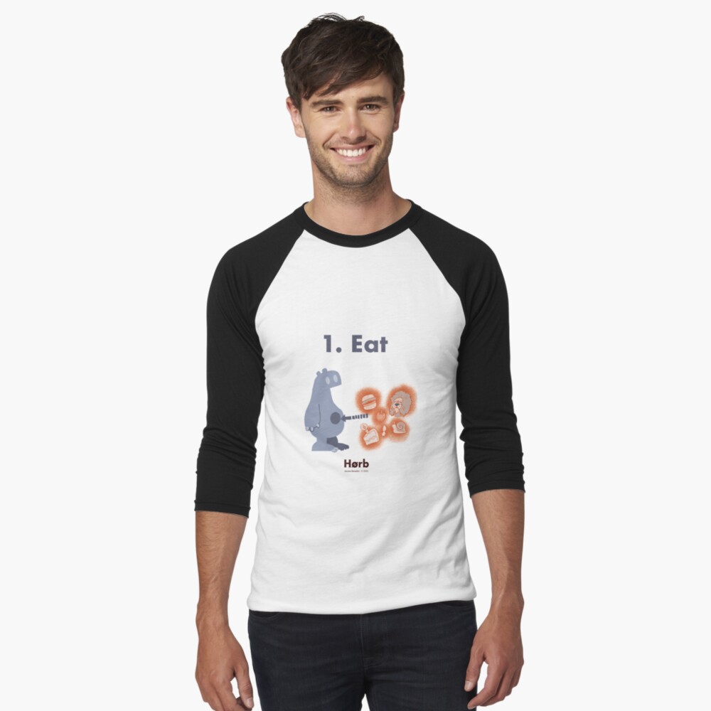 Item preview, Baseball ¾ Sleeve T-Shirt designed and sold by jeromatic.