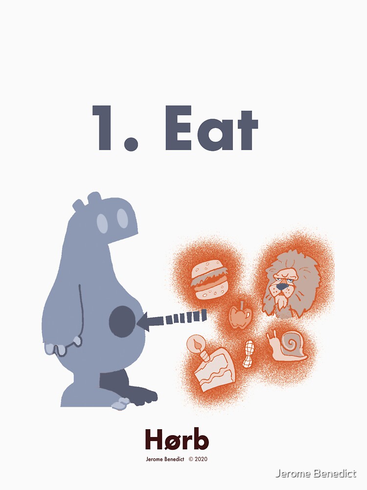 Thumbnail 7 of 7, Classic T-Shirt, Eat designed and sold by jeromatic.
