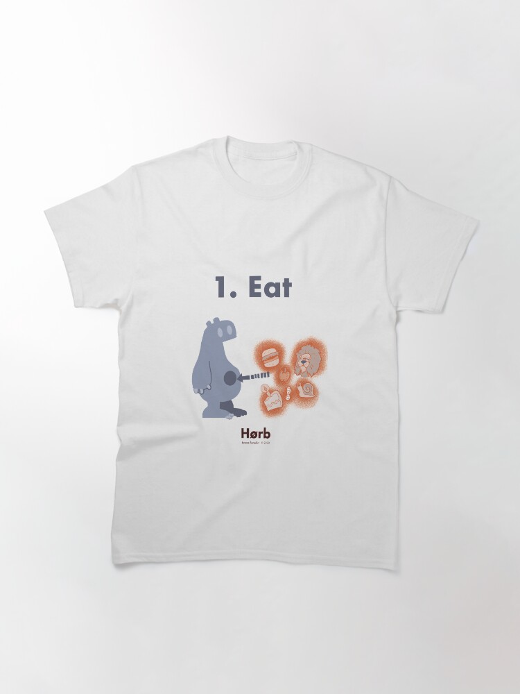 Thumbnail 3 of 7, Classic T-Shirt, Eat designed and sold by jeromatic.