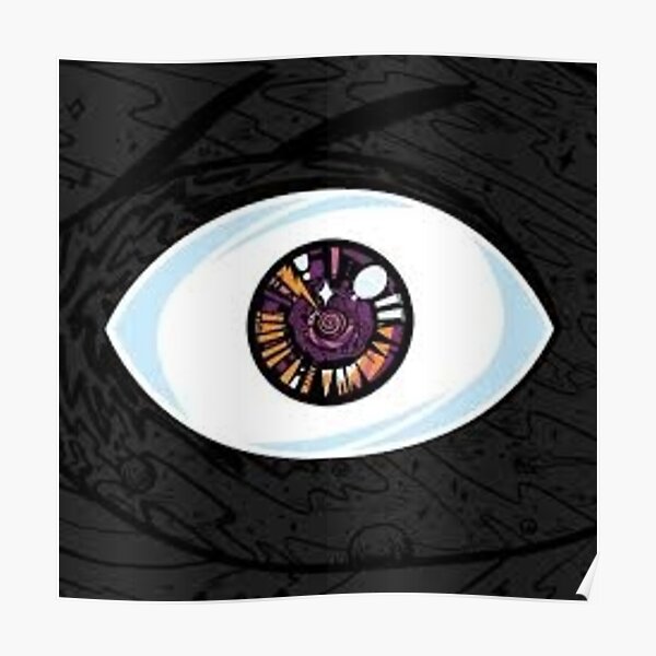 Bad Bunny eye fan art Póster