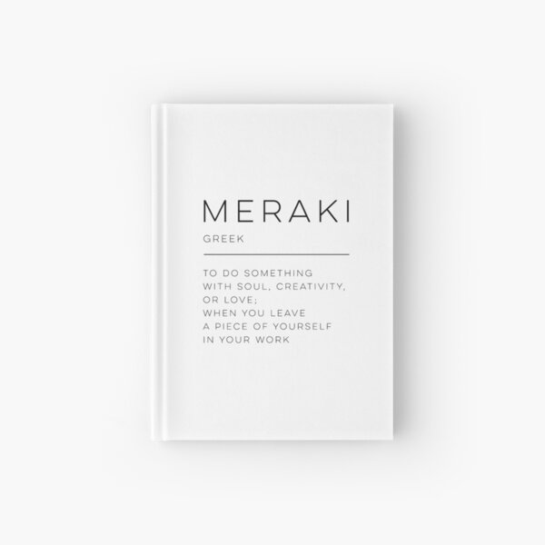 Meraki Definición Cuaderno de tapa dura