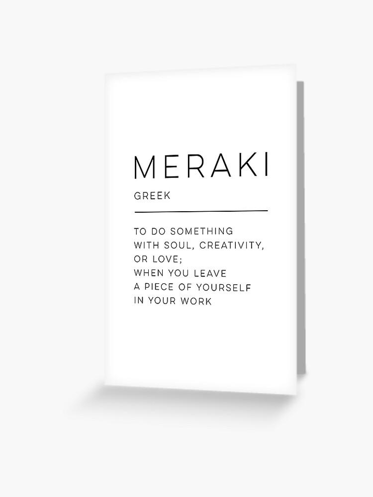 Meraki definition, Creativity Unique Words Dictionary Coffee Mug