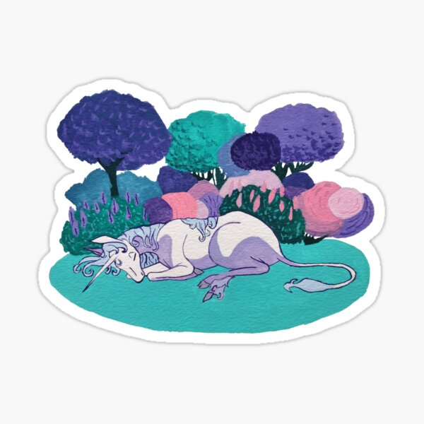 Aperçu de l'œuvre Licorne endormie créée et vendue par Fave101.