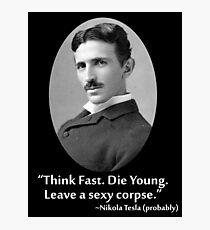 Sexy Tesla 01 Photographic Print