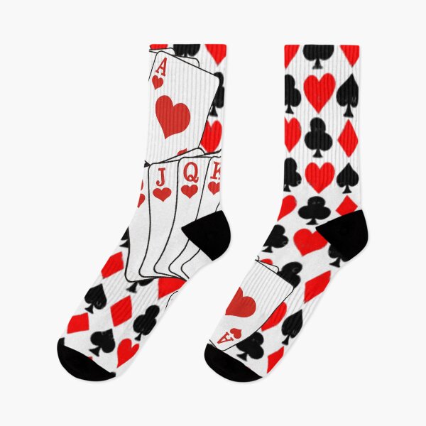 Item preview, CASINO NIGHTS RED HEARTS FLUSH designed and sold by sharlesart.