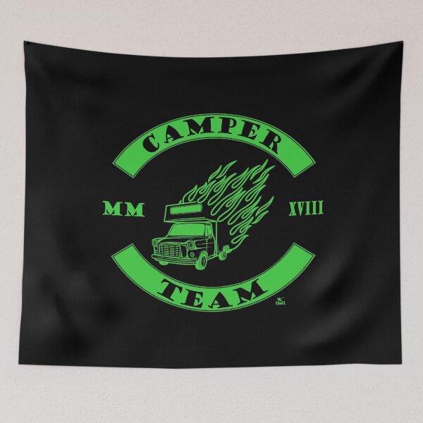 Item preview, Camper Team for all camping fans Motorhome and caravan drivers and tent friends designed and sold by -JBell-.