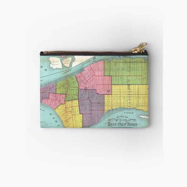 Item preview, Vintage NYC Fire Department Map (1871) designed and sold by BravuraMedia.