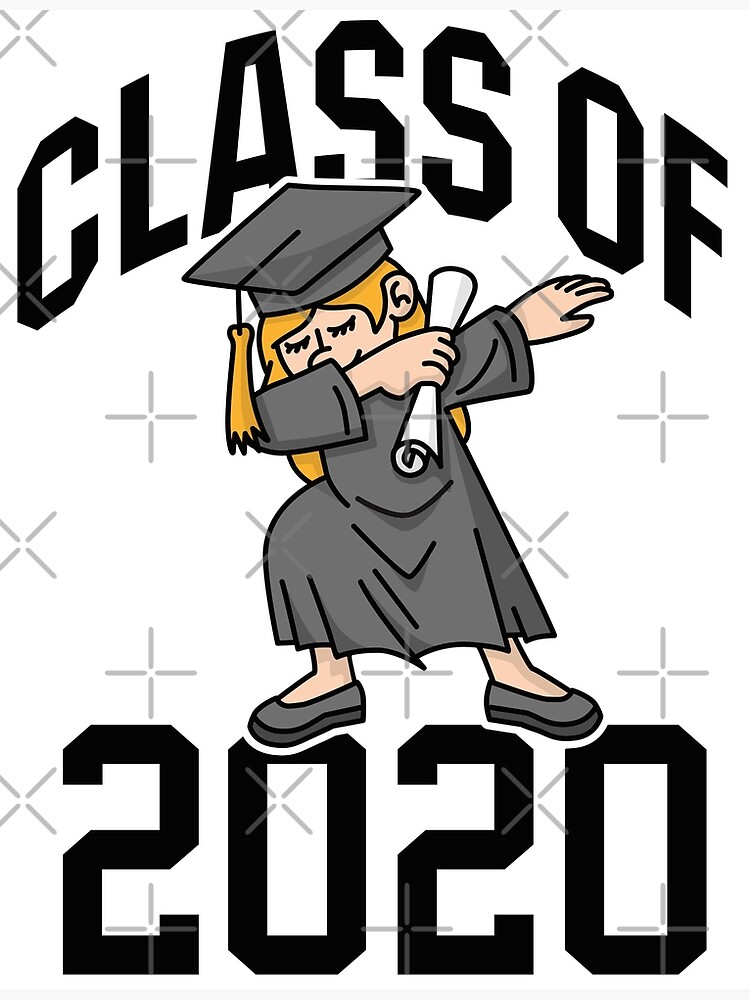 Class of 2020 DAB DABBING graduation gift senior Greeting Card