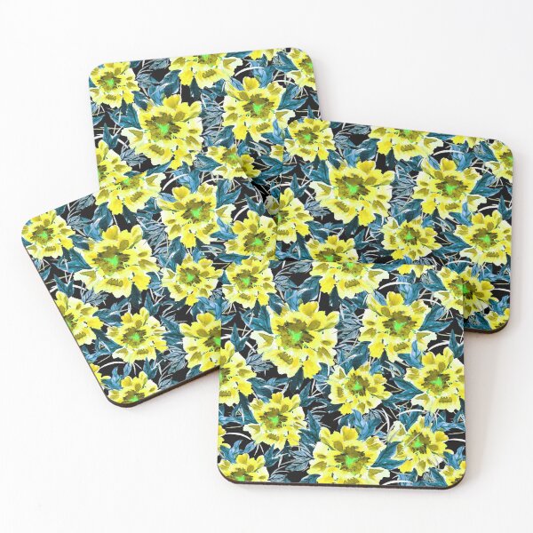 Item preview, Watercolour yellow flowers designed and sold by susyrdesign.