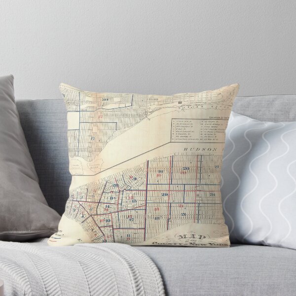 Item preview, Vintage Map of New York City (1871) designed and sold by BravuraMedia.