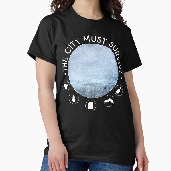 Item preview, The city must survive original frostpunk inspired design (White version) designed and sold by sanastyle.