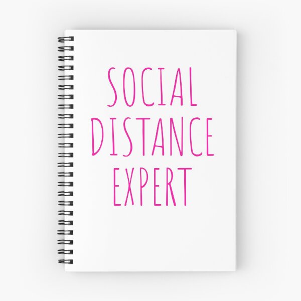 Item preview, Social Distance Expert Funny Pink Slogan | Coronavirus Meme | HappySCRBBLZ designed and sold by LucaBearDesigns.