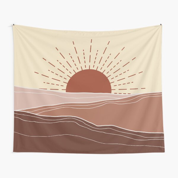 Aperçu de l'œuvre Sunburst minimaliste créée et vendue par move-mtns.