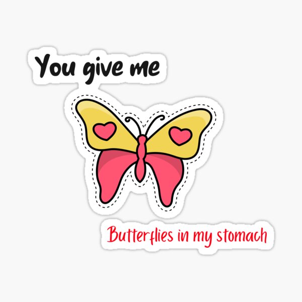 butterflies in my stomach moletom com capuz