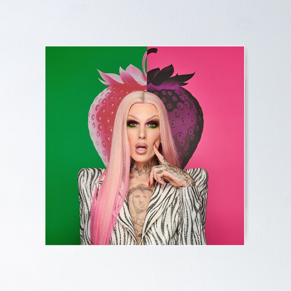 Jeffree Star with dog Diamond Art Board Print for Sale by kbeck15