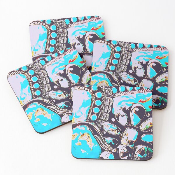 Item preview, South West Turquoise Blue Silver Jewelry designed and sold by AZGuzmans.