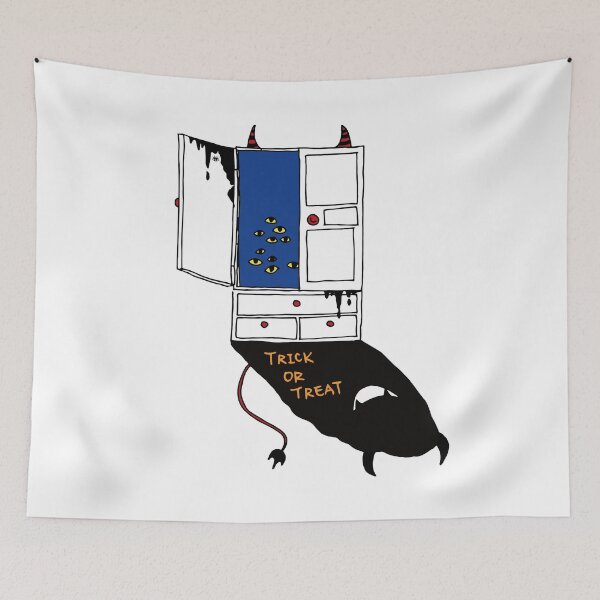 Item preview, Monster Closet- White designed and sold by CuriousEyeball.