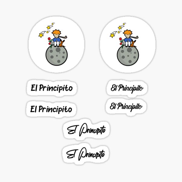 Set de pegatinas El Principito Pegatina
