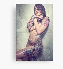 Wet Nikki Nichole Metal Print