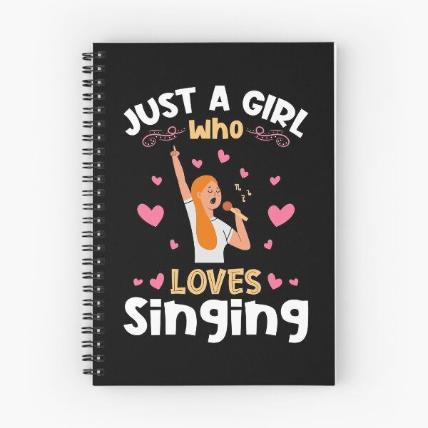 Item preview, Just a Girl who Loves Singing Singer designed and sold by Hananiah Merch.